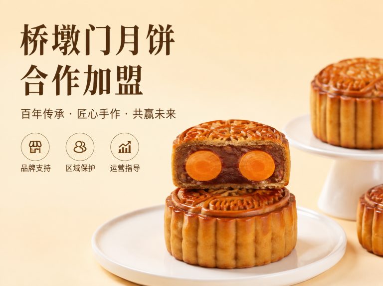 临海桥墩门精品果仁大月饼
